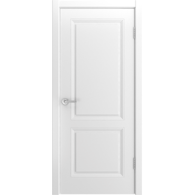 Ульяновская дверь Уно-2 белая эмаль ДГ 