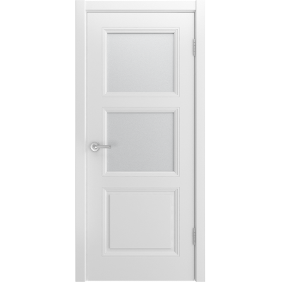 Ульяновская дверь Уно-4 белая эмаль ДО-2