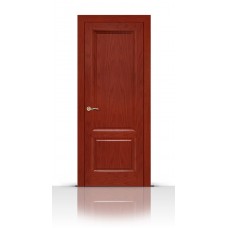 Дверь СитиДорс модель Малахит-1 цвет Красное дерево