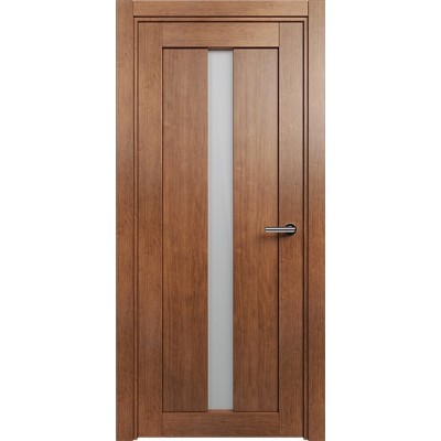 Межкомнатная Дверь Status Optima модель 134 Анегри стекло Сатинато белое