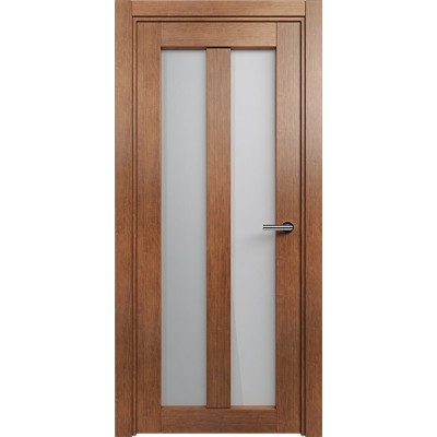 Межкомнатная Дверь Status Optima модель 135 Анегри стекло Сатинато белое