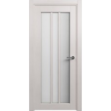 Дверь Status Optima модель 136 Дуб белый стекло Канны