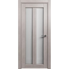 Дверь Status Optima модель 135 Дуб серый стекло Канны