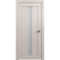 Дверь Status Optima модель 134 Ясень стекло Сатинато белое