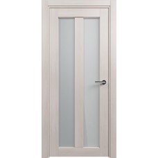 Дверь Status Optima модель 135 Ясень стекло Сатинато белое