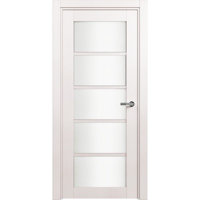 Межкомнатная Дверь Status Optima модель 122 Белый жемчуг триплекс белый
