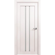 Дверь Status Optima модель 133 Белый жемчуг стекло Канны