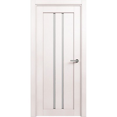 Межкомнатная Дверь Status Optima модель 133 Белый жемчуг стекло Канны