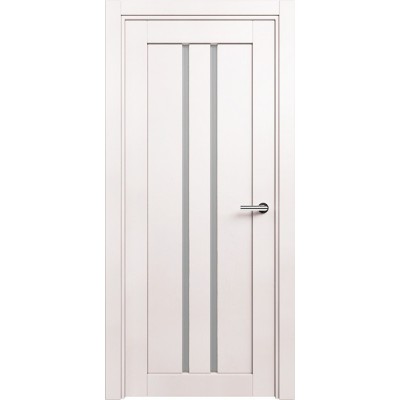 Межкомнатная Дверь Status Optima модель 133 Белый жемчуг стекло Сатинато белое