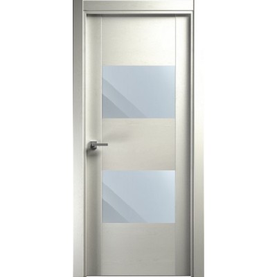 Межкомнатная Дверь Status Versia модель 221 Дуб белый Зеркало