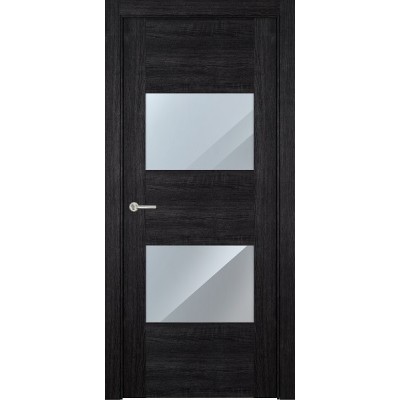 Межкомнатная Дверь Status Versia модель 221 Дуб чёрный Зеркало