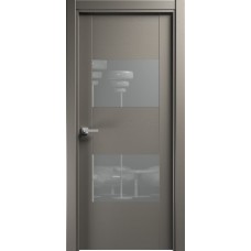 Дверь Status Versia модель 221 Грей стекло лакобель серый