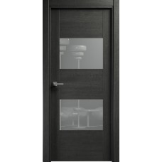 Дверь Status Versia модель 221 Венге пепельный стекло лакобель серый