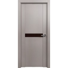 Дверь Status Trend модель 411 Грей стекло лакобель коричневый