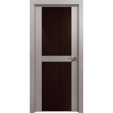 Дверь Status Trend модель 422 Грей стекло лакобель коричневый