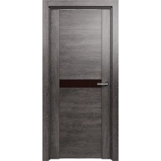 Дверь Status Trend модель 411 Венге пепельный стекло лакобель коричневый