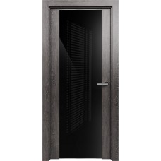 Дверь Status Trend модель 423 Венге пепельный стекло лакобель чёрный