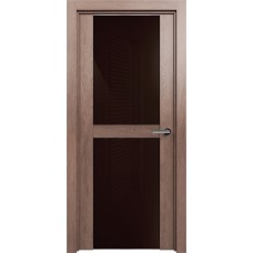 Дверь Status Trend модель 422 Дуб капучино стекло лакобель коричневый