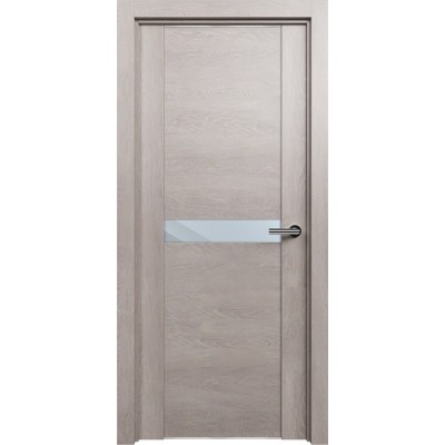 Межкомнатная Дверь Status Trend модель 411 Дуб серый Зеркало