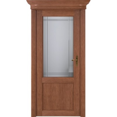 Межкомнатная Дверь Status Classic модель 521 Анегри стекло решётка Италия