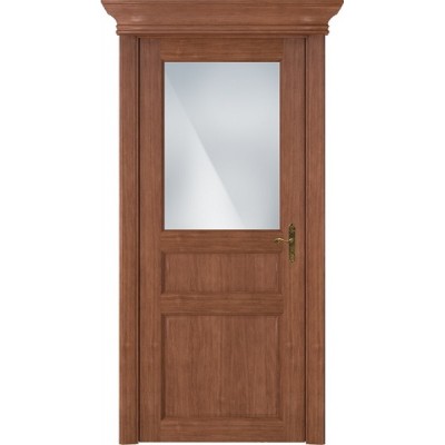 Межкомнатная Дверь Status Classic модель 532 Анегри стекло Сатинато белое