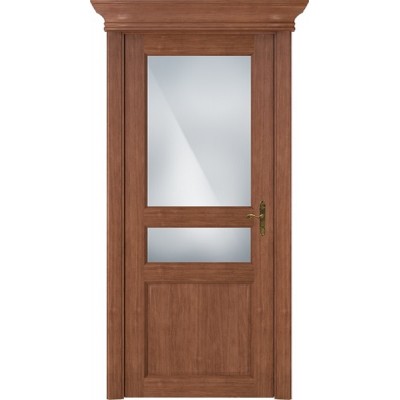 Межкомнатная Дверь Status Classic модель 533 Анегри стекло Сатинато белое