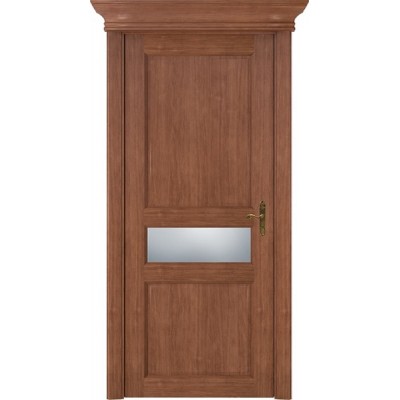 Межкомнатная Дверь Status Classic модель 534 Анегри стекло Сатинато белое