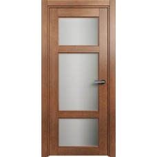 Дверь Status Classic модель 542 Анегри стекло Сатинато белое