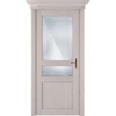 Дверь Status Classic модель 533 Дуб белый стекло Грань