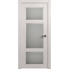 Дверь Status Classic модель 542 Дуб белый стекло Фацет