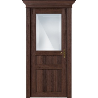 Межкомнатная Дверь Status Classic модель 532 Орех стекло Грань