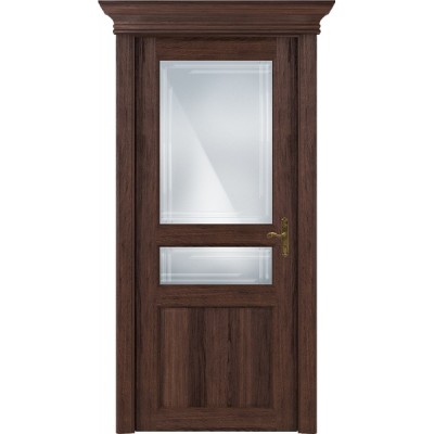 Межкомнатная Дверь Status Classic модель 533 Орех стекло Грань