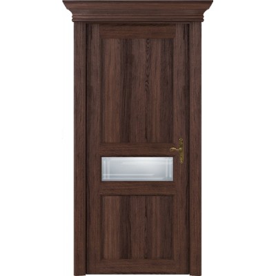 Межкомнатная Дверь Status Classic модель 534 Орех стекло Грань