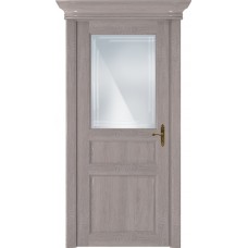 Дверь Status Classic модель 532 Дуб серый стекло Грань