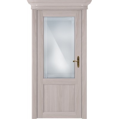 Межкомнатная Дверь Status Classic модель 521 Ясень стекло решётка Италия