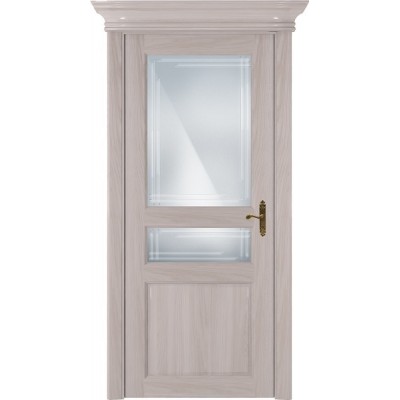 Межкомнатная Дверь Status Classic модель 533 Ясень стекло Грань
