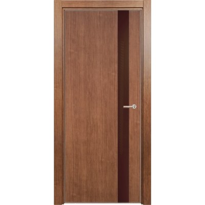 Межкомнатная Дверь Status Favorite модель 703 Анегри стекло лакобель коричневый