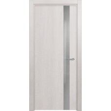 Дверь Status Favorite модель 703 Дуб белый стекло лакобель серый