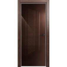 Дверь Status Favorite модель 702 Орех стекло лакобель коричневый