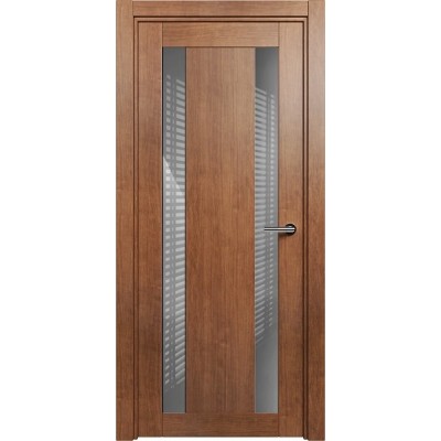 Межкомнатная Дверь Status Estetica модель 822 Анегри стекло лакобель серый
