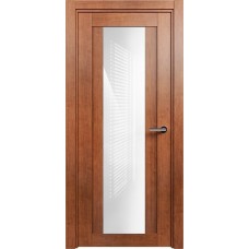 Дверь Status Estetica модель 823 Анегри стекло лакобель белый