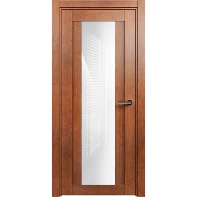 Межкомнатная Дверь Status Estetica модель 823 Анегри стекло лакобель белый