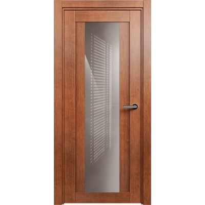 Межкомнатная Дверь Status Estetica модель 823 Анегри стекло лакобель капучино