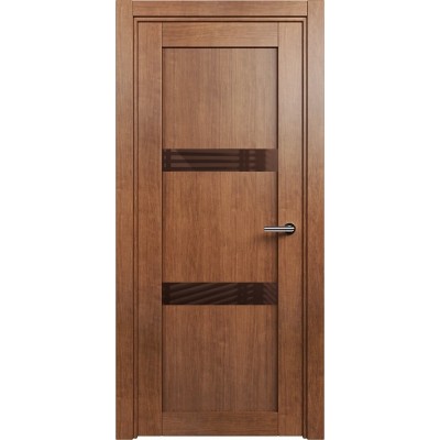 Межкомнатная Дверь Status Estetica модель 832 Анегри стекло лакобель коричневый