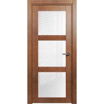 Межкомнатная Дверь Status Estetica модель 833 Анегри стекло лакобель белый