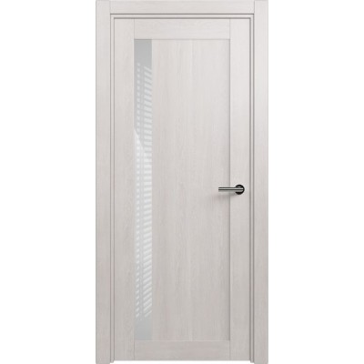 Межкомнатная Дверь Status Estetica модель 821 Дуб белый стекло лакобель белый