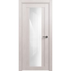 Дверь Status Estetica модель 823 Дуб белый стекло лакобель белый