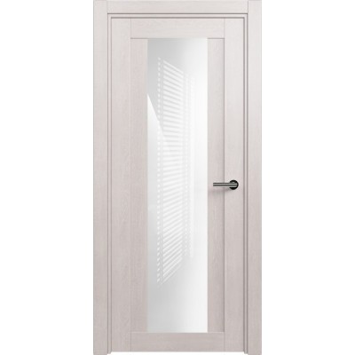 Межкомнатная Дверь Status Estetica модель 823 Дуб белый стекло лакобель белый
