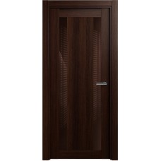 Дверь Status Estetica модель 822 Орех стекло лакобель коричневый