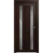 Дверь Status Estetica модель 822 Орех стекло лакобель серый